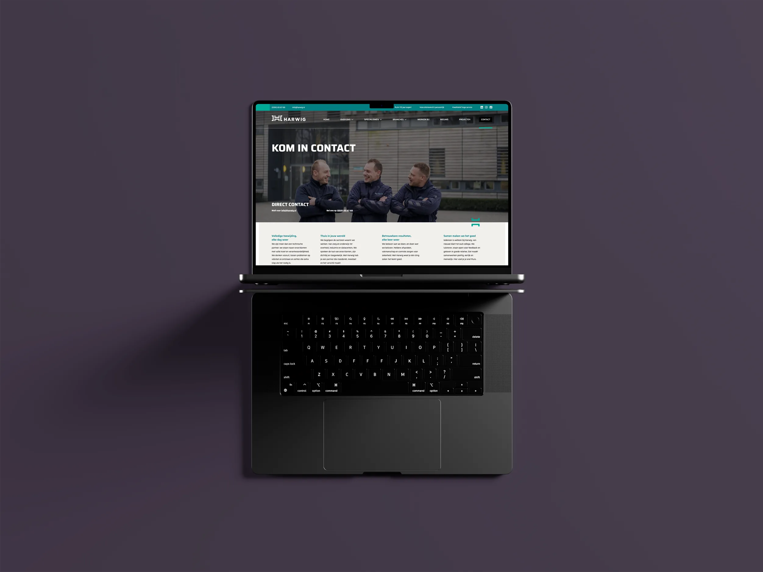 harwig-mockup-contact-maatwerk-website-webba-2026